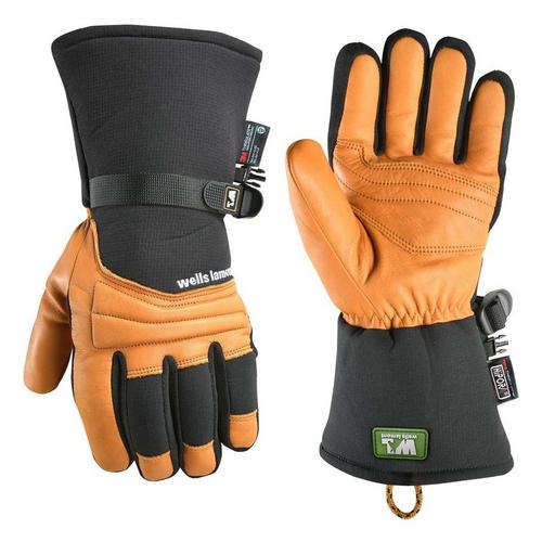 Men's Wells Lamont Outdoor Insulated Adjustable Wrist Gauntlet Gloves - Primary Image