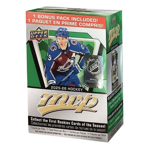 2025-26 Upper Deck NHL MVP Hockey Trading Card Blaster Box - Primary Image