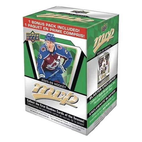 2025-26 Upper Deck NHL MVP Hockey Trading Card Blaster Box - Primary Image