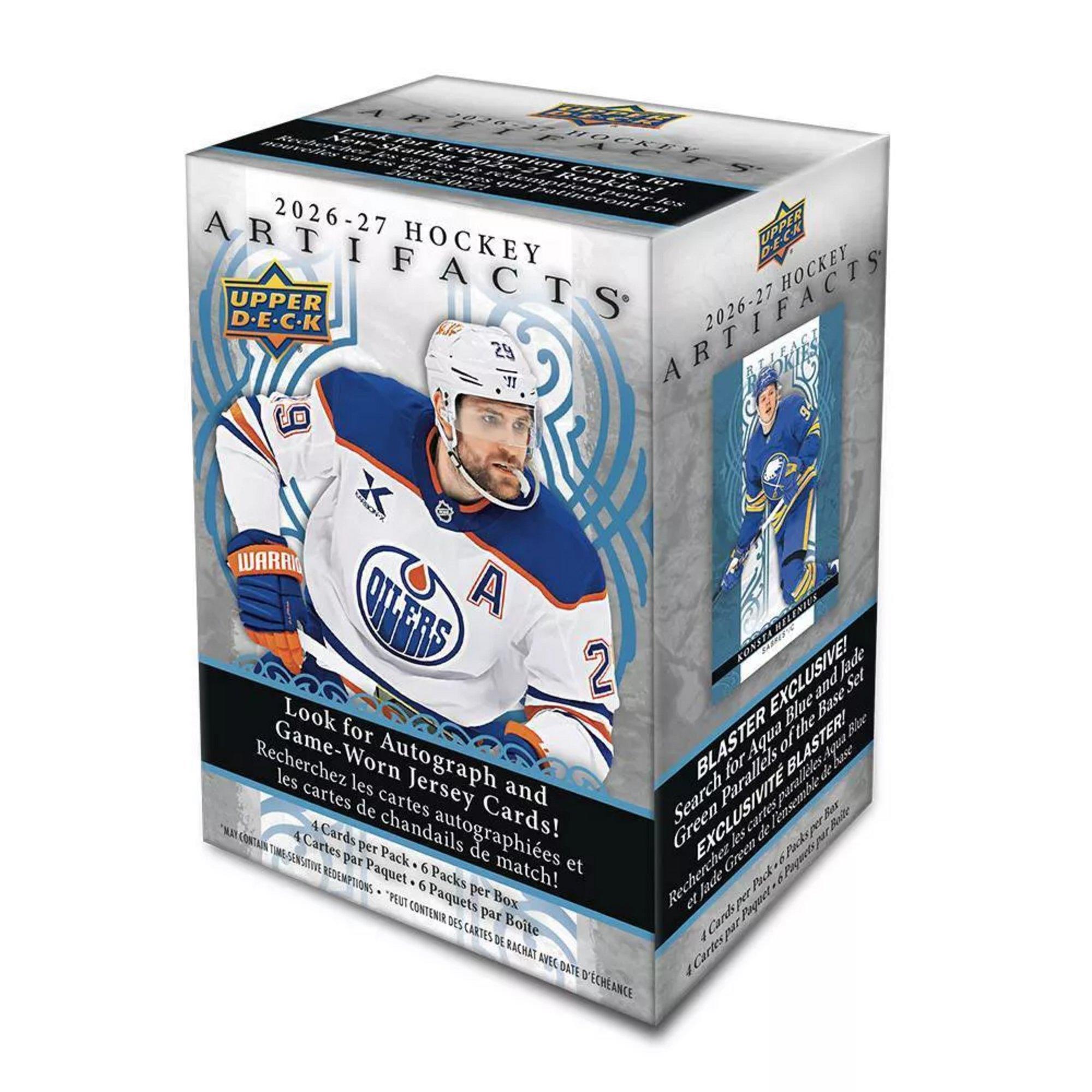 2026-27 Upper Deck Artifacts NHL Trading Card Blaster Box