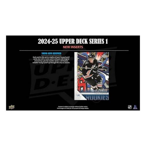 2024-25 Upper Deck Series 1 NHL Hockey Tin - Primary Image