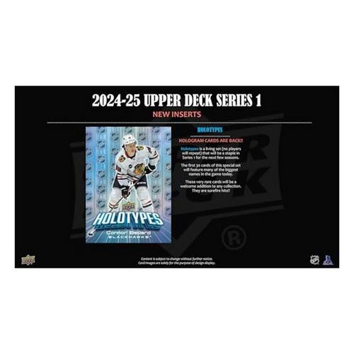 2024-25 Upper Deck Series 1 NHL Hockey Tin - Primary Image