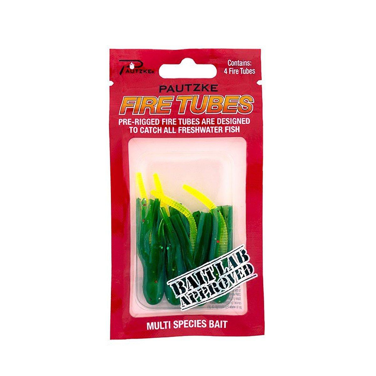 30099::Green - Pautzke Fire Tubes 4 Pack