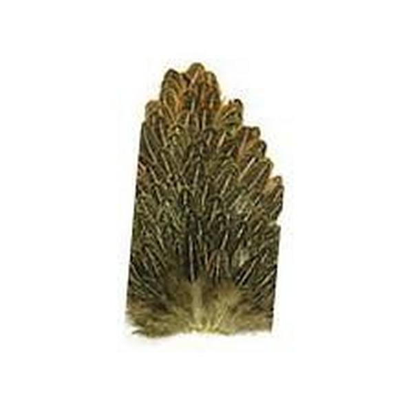 WAPSI FLY INC. Wapsi Soft Hackle Hen Saddle Patch Speckled Brown