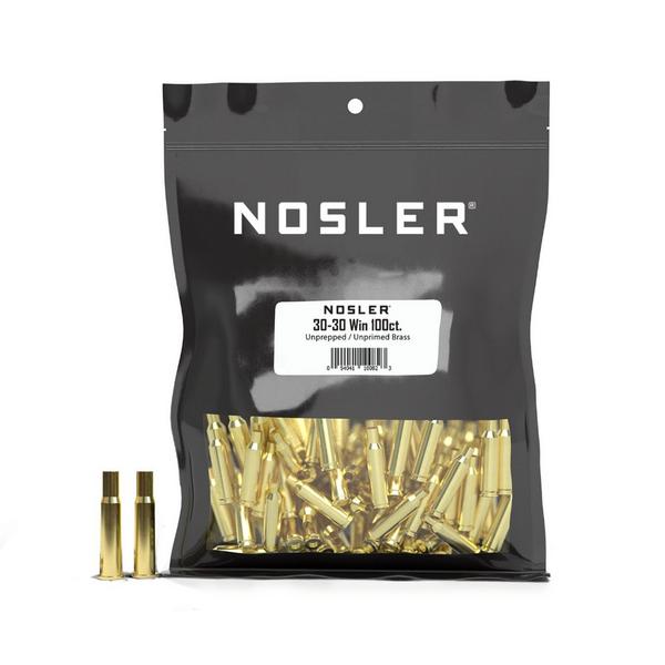 NOSLER Bulk Unprepped Brass Rifle Cartridge Cases