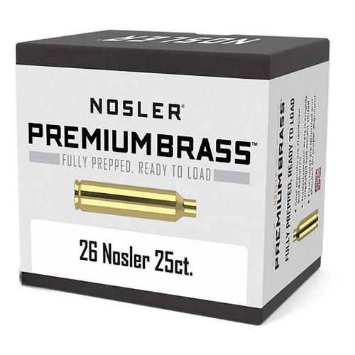 Nosler Custom Premium Unprimed Brass Rifle Cartridge Cases - Primary Image