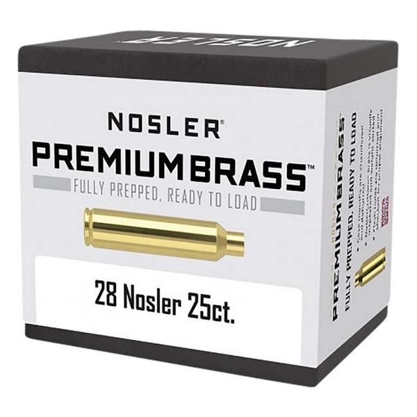 Nosler Custom Premium Unprimed Brass Rifle Cartridge Cases