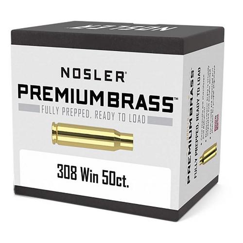 Nosler Custom Premium Unprimed Brass Rifle Cartridge Cases - Primary Image
