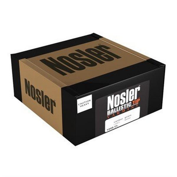NOSLER Ballistic Tip Varmint 22 Caliber SBT-SB Rifle Bullets