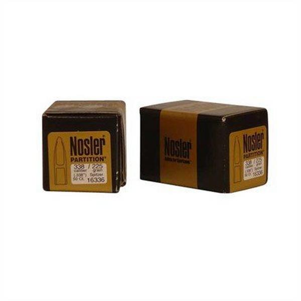 NOSLER 338 Cal 225 gr Sp Partition