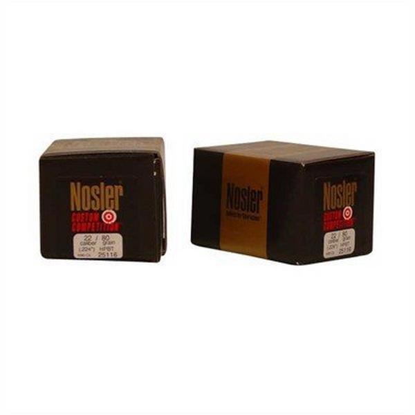NOSLER 22 Cal 80gr Custom Competition HPBT