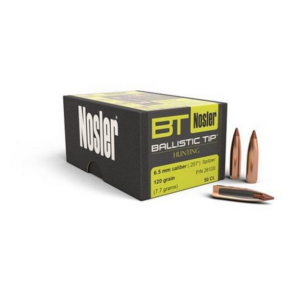 NOSLER Ballistic Tip 26 Caliber Hunting Rifle Bullet