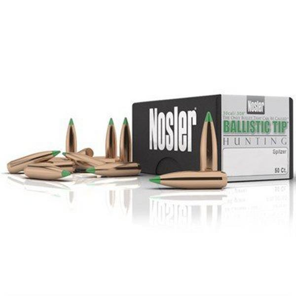 NOSLER Bullet Ballistic Tip Hunting 140gr Spitzer 50/bx