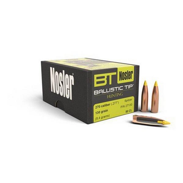 NOSLER Ballistic Tip 27 Caliber Hunting Rifle Bullet
