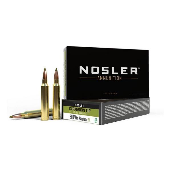 NOSLER E-Tip Lead-Free Rifle Ammunition