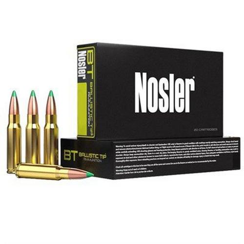 Nosler Ballistic Tip 6.5 Grendel Rifle Ammunition 20 Round Box