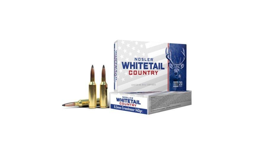 Nosler Whitetail Country 6.5 Creedmoor Rifle Ammunition 20 Round Box
