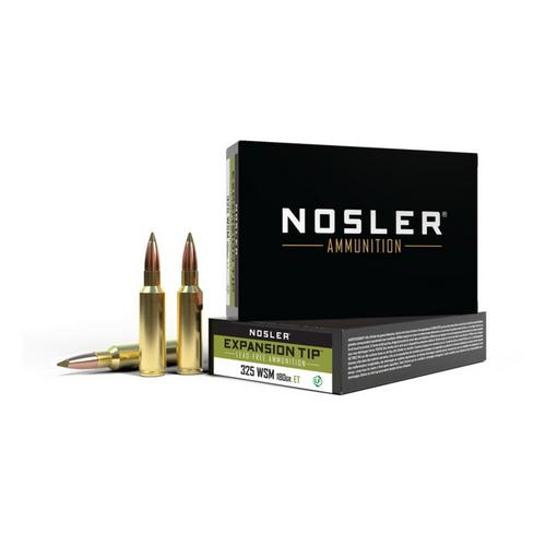 Nosler Expansion Tip 325 WSM Rifle Ammunition 20 Round Box - Primary Image