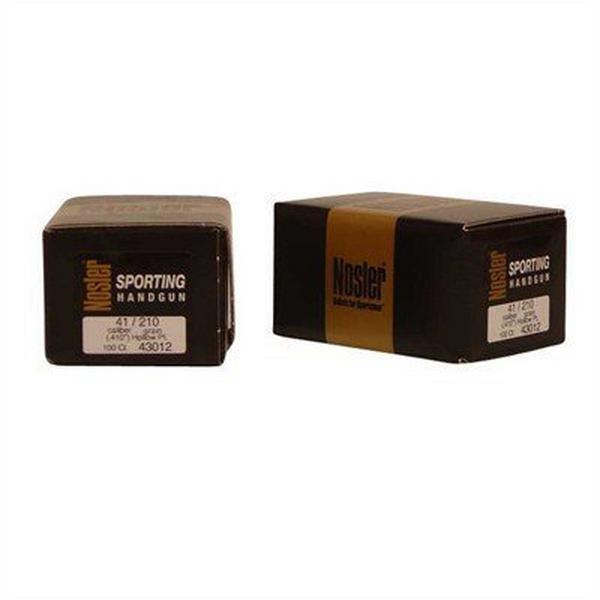 NOSLER Sporting Handgun Bullets 41 Cal. 210gr JHP 100/bx