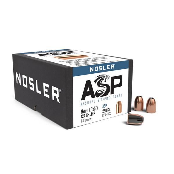 NOSLER ASP Assured Stopping Power Handgun Bullets
