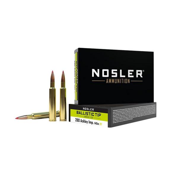 NOSLER 140gr Ballistic Tip Rifle Ammunition