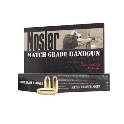 Nosler Match Grade JHP 40 S&W Handgun Ammunition 20 Round Box