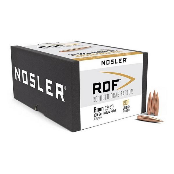 NOSLER HPBT RDF Match 24 Caliber Rifle Bullets