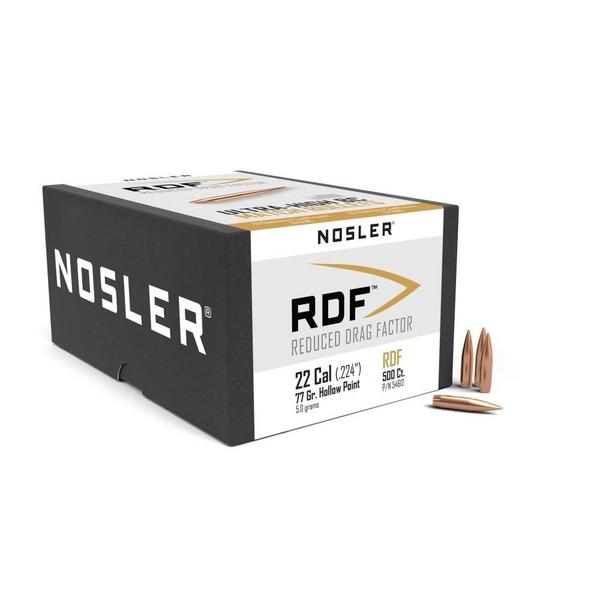 Nosler RDF 22 Caliber HPBT Rifle Bullets