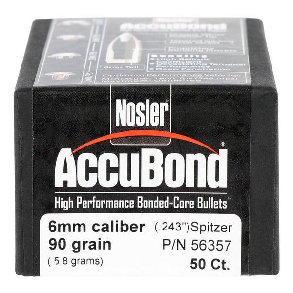 NOSLER AccuBond 24 Caliber Bullets