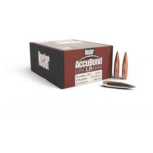 NOSLER AccuBond Long Range 30 Caliber Rifle Bullets