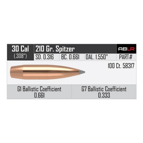 Nosler AccuBond Long Range 26 Caliber Rifle Bullets