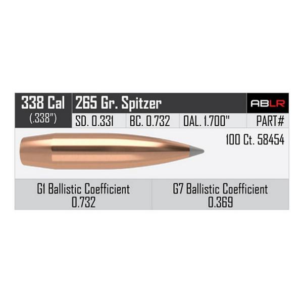 Nosler AccuBond Long Range 26 Caliber Rifle Bullets