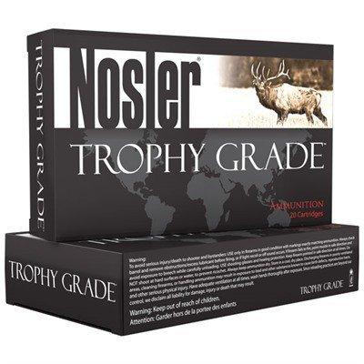 Nosler Trophy Grade 338 Winchester Magnum Rifle Ammunition 20 Round Box