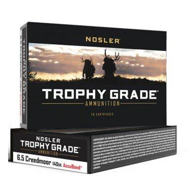 Nosler Accubond Trophy Grade 6.5 Creedmoor Rifle Ammunition 20 Round Box