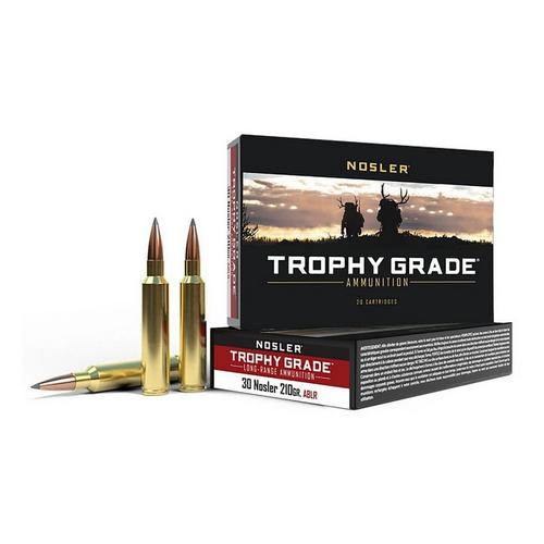 Nosler Accubond Long Range Trophy Grade 30 Nosler Rifle Ammunition 20 Round Box - Primary Image