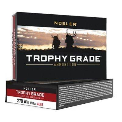 Nosler Accubond Long Range Trophy Grade 270 Winchester Rifle Ammunition 20 Round Box