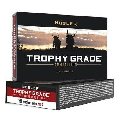 Nosler Accubond Long Range Trophy Grade 28 Nosler Rifle Ammunition 20 Round Box