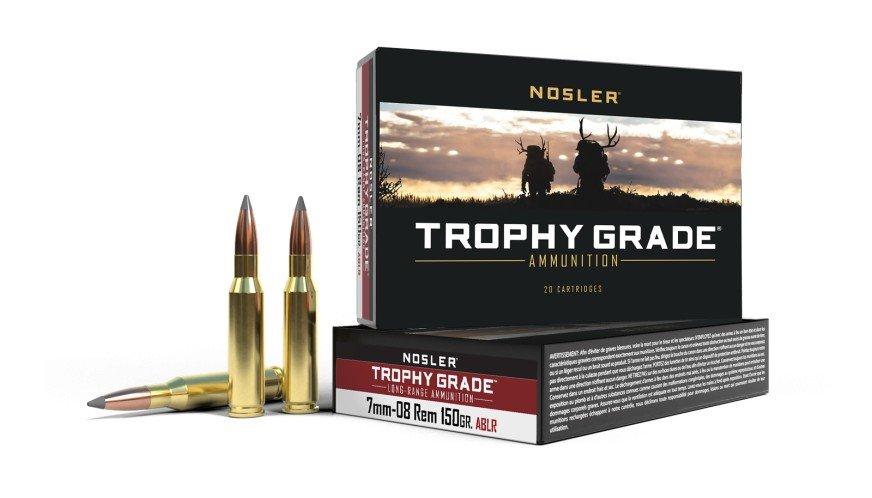 Nosler Accubond Long Range Trophy Grade 7mm-08 Remington Rifle Ammunition 20 Round Box