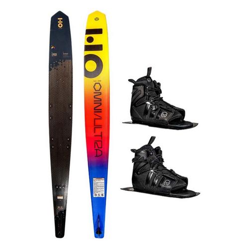 HO Sports 2025 Omni Ultra Black w/Stance 130 ATOP Boots Crossover Water Ski Package - Primary Image
