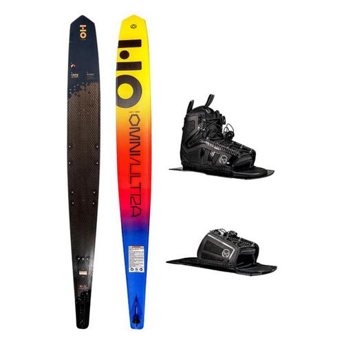 HO Sports 2025 Omni Ultra Black w/Stance 130 & Adjustable Rear Toe Plate Crossover Water Ski Package - Primary Image