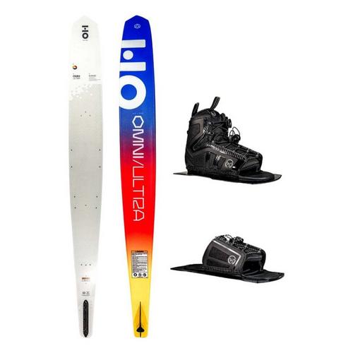 HO Sports 2025 Omni White WIDE w/Stance 130 Boot & Adjustable Rear Toe Plate Crossover Water Ski Package - Primary Image