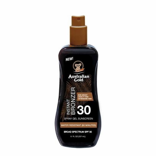 Australian Gold SPF 30 Instant Bronzer Tanning Gel Spray - Primary Image