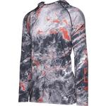 Men's Aftco Samurai Sun Protection Long Sleeve Hooded T-Shirt - Thumbnail 2 of 3