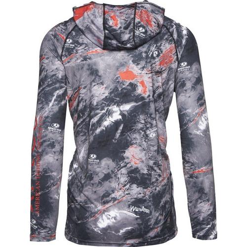 Men's Aftco Samurai Sun Protection Long Sleeve Hooded T-Shirt - Primary Image
