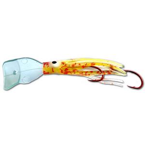 UV Chart/Orange Splatter - Rocky Mountain Tackle Hoochie Thing