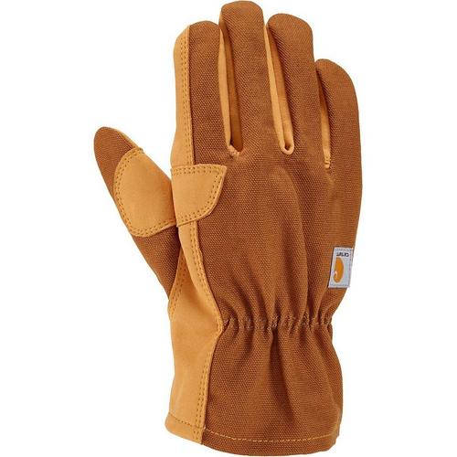 Men's Carhartt Duck Synthetic Leather Open Cuff Gloves - Primary Image