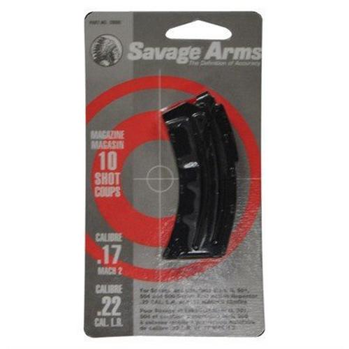Savage Magazine MK-II 22LR/17 Mach 2 10rd Blued - Primary Image