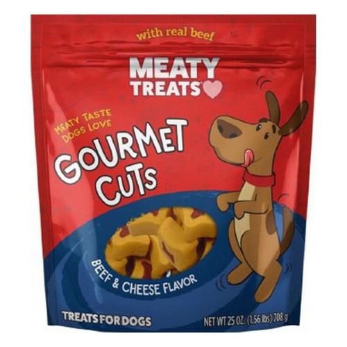 Meaty Treats Gourmet Cuts Beef and Cheese Dog Treats - Primary Image