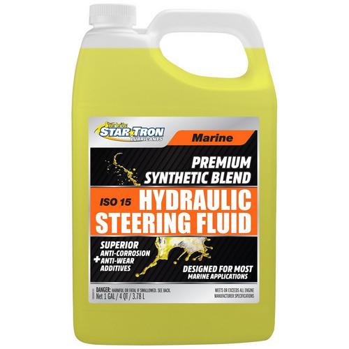 Star-Brite ISO 15 Marine Synthetic Blend Hydraulic Steering FluidStar Tron Premium Synthetic Blend Hydraulic Steering Fluid, ISO 15, Marine-Grade - Primary Image