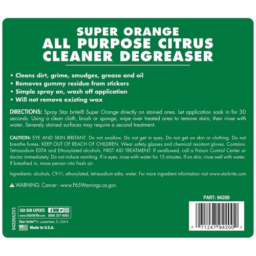 Star-Brite Super Orange Citrus Cleaner Degreaser - Primary Image